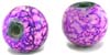 Pearl finish marble glass bead - click here for large view